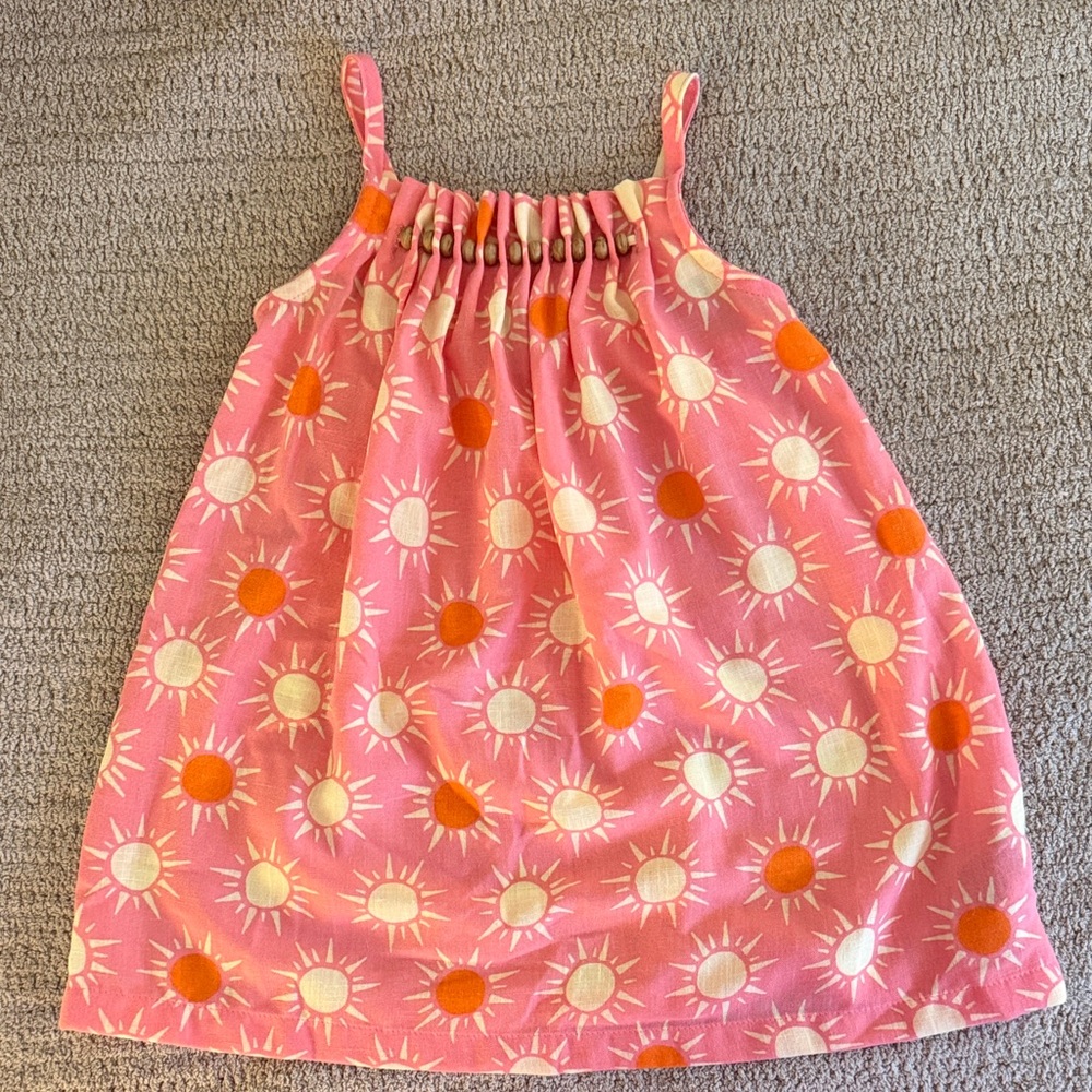 NWT Old Navy Pink and Orange Sun Pattern Dress